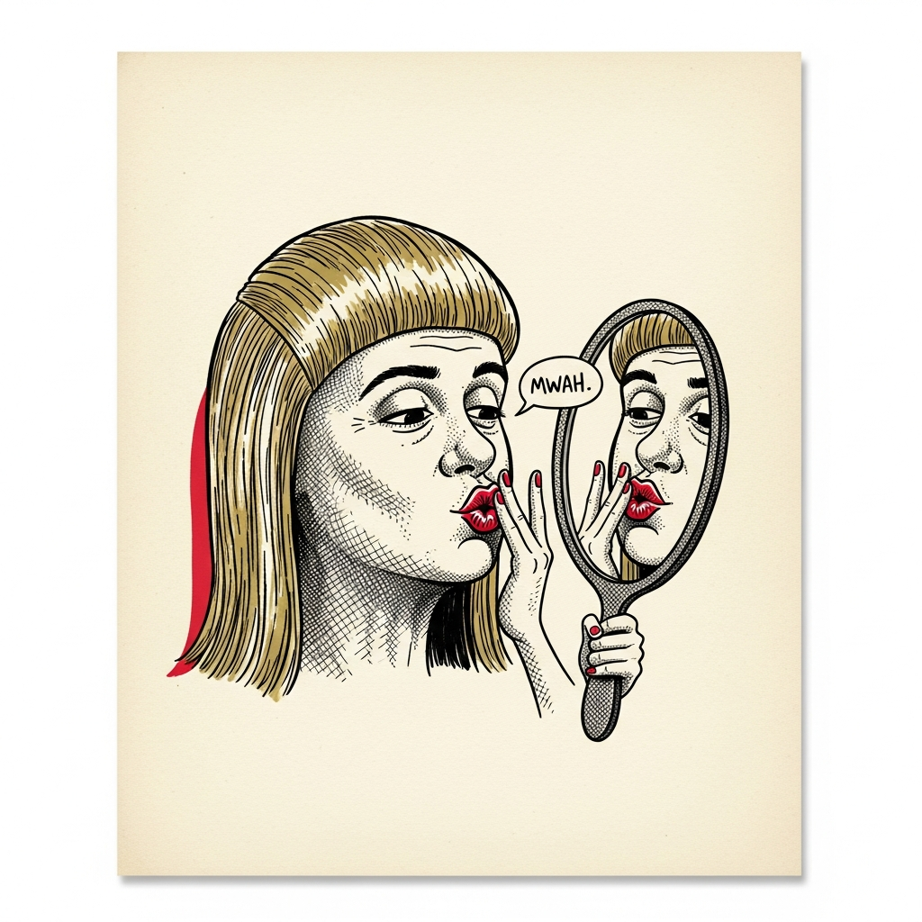 Toupee: preening